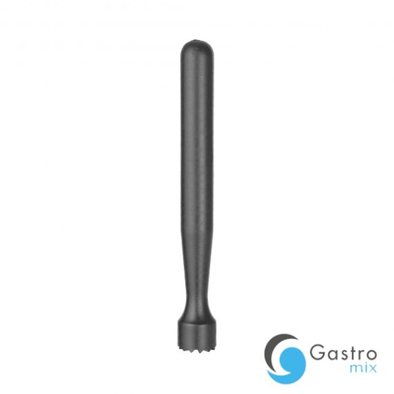 Muddler z tworzywa, Moździerz, Bar up, profilowany, gwiazdka, czarny, ø34x207mm | 596951 fine dine 