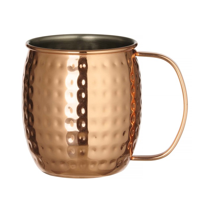 Kubek Moscow Mule młotkowany, miedź, 500ml,ø97x(H)100mm, Bar Up | 596975 fine dine