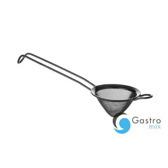 Sitko barmańskie stożkowe czarne ⌀ 75x220 mm | 638170 FINE DINE 