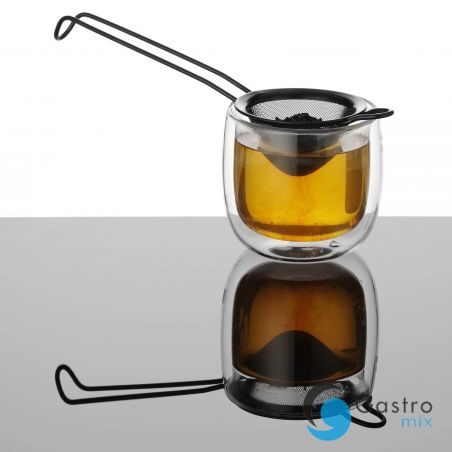 Sitko barmańskie stożkowe czarne ⌀ 75x220 mm | 638170 FINE DINE 