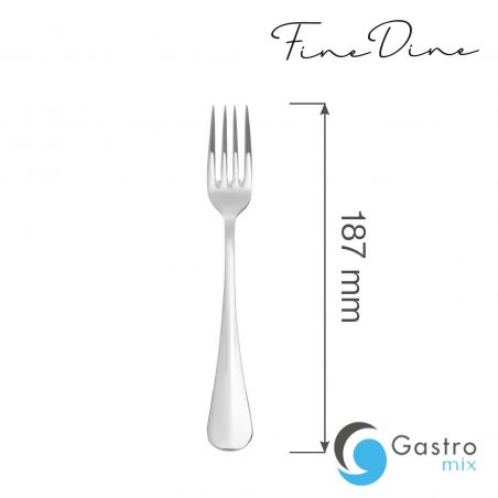 Widelec deserowy Baguette 187 mm | 769256 FINE DINE 