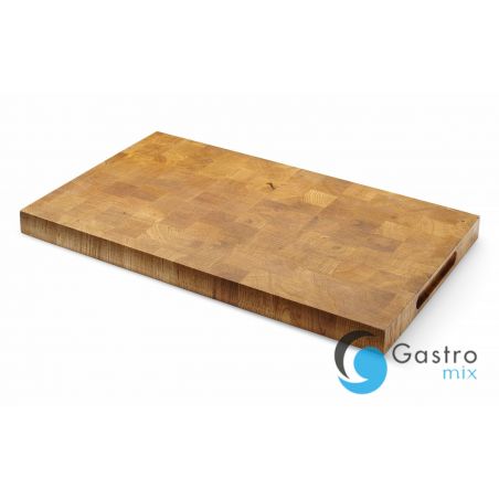 Deska dębowa, sztorcowa 530x325x(H)35mm| 505441 HENDI 