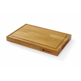 Deska dębowa do serwowania 420x280x(H)40mm| 505489 hendi