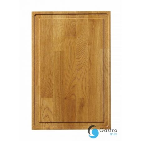 Deska dębowa do serwowania 420x280x(H)40mm| 505489 hendi 