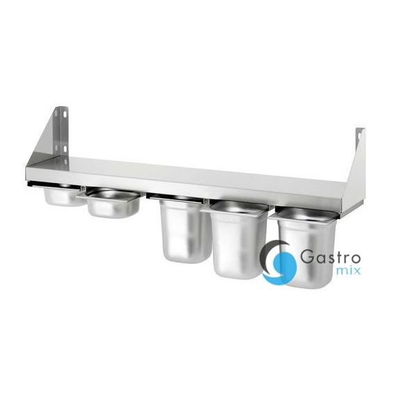 Półka na przyprawy 5x1/6GN | 389100 BARTSCHER 