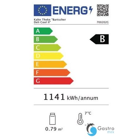 Witryna chłodnicza "Bartscher Deli-Cool II" - 120 litrów| 700202G BARTSCHER 