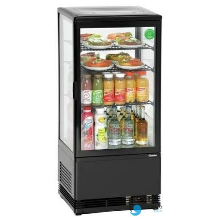 Witryna chłodnicza Mini 78L, czarna | 700277G BARTSCHER 