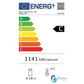  Mini witryna chłodnicza  78L, CrNi DG | 700478G BARTSCHER