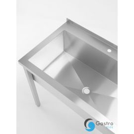  Stół z basenem 800x600x(H)850mm 1-komorowym bez maskownicy – skręcany, głębokość 600 mm | 811009...