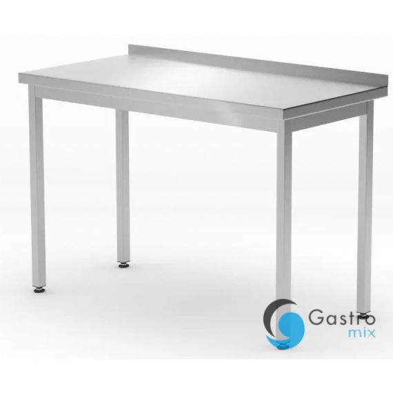 Stół przyścienny 800 x 600 (H)850 mm Budget Line, bez półki, skręcany  | 817193 hendi 