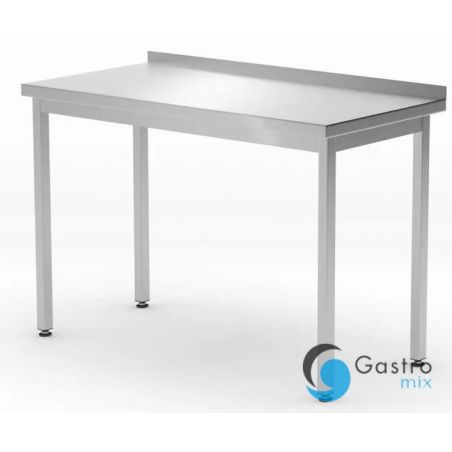 Stół przyścienny 800 x 600 (H)850 mm Budget Line, bez półki, skręcany  | 817193 hendi 