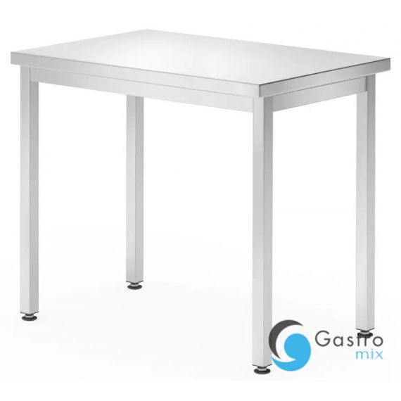 Stół centralny 1000 x 600 (H)850 mm Budget Line, bez półki, skręcany  | 817070 hendi 