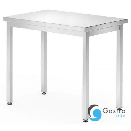 Stół centralny 1000 x 600 (H)850 mm Budget Line, bez półki, skręcany  | 817070 hendi 