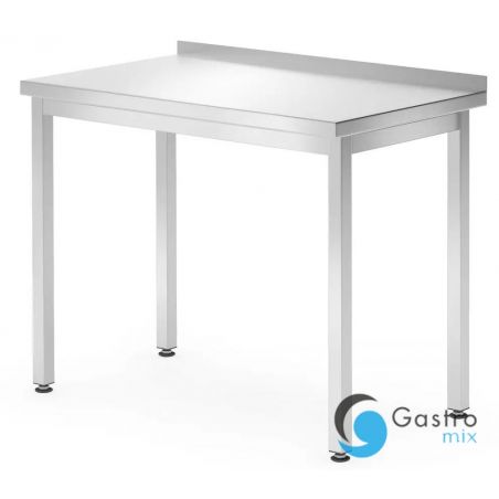 Stół przyścienny 1000 x 600 (H)850 mm Budget Line, bez półki, skręcany | 817209 hendi 