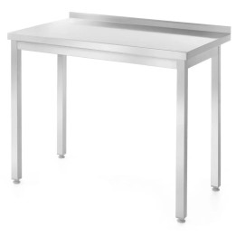 Stół przyścienny 1000x700x850 mm Kitchen Line, bez półki-skręcany z rantem| 812679 hendi