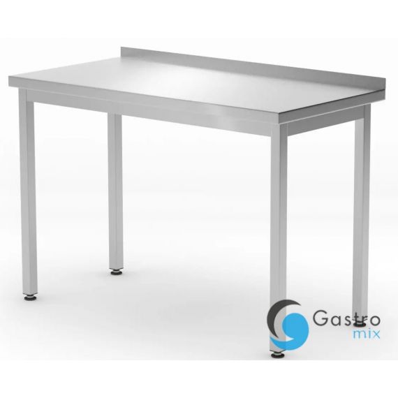 Stół przyścienny 1200 x 600 (H)850 mm Budget Line, bez półki, skręcany  | 817216 hendi 