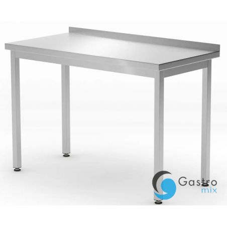 Stół przyścienny 1200 x 600 (H)850 mm Budget Line, bez półki, skręcany  | 817216 hendi 