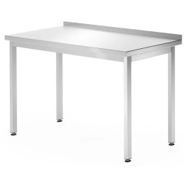 Stół przyścienny 1200x700x850 mm  Kitchen Line, bez półki-skręcany z rantem | 812686 HENDI