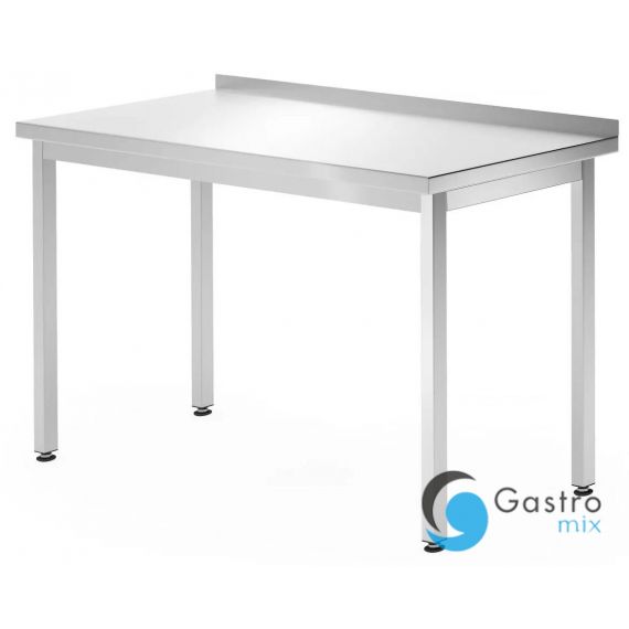 Stół przyścienny 1200x700x850 mm  Kitchen Line, bez półki-skręcany z rantem | 812686 HENDI 