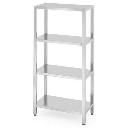 Regał magazynowy 800x400x(H)1800 mm  Kitchen Line, 4 półki pełne-skręcany| 812518 HENDI 