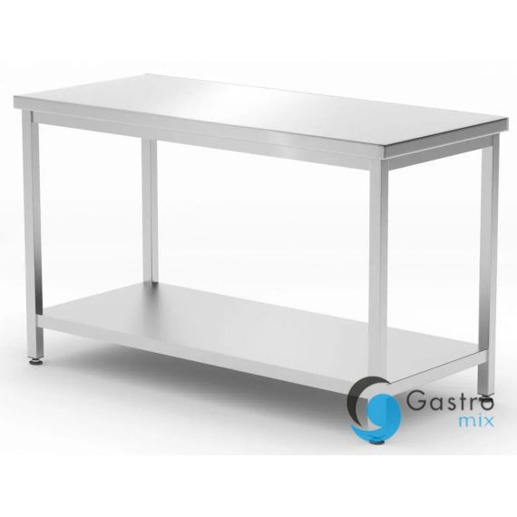 Stół centralny 1200 x 600 (H)850 mm Budget Line, z półką , skręcany | 817179 HENDI 