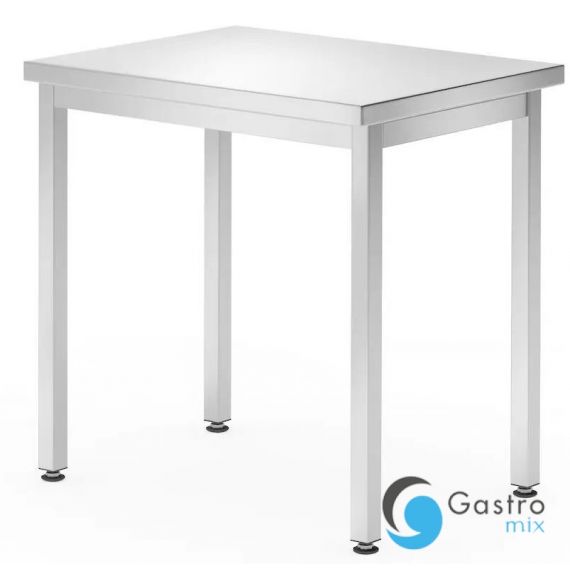 Stół centralny 800 x 600 (H)850 mm Budget Line, bez półki, skręcany  | 817063 HENDI 