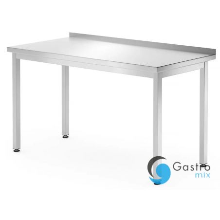 Stół przyścienny 1400x600x850 mm  Kitchen Line, bez półki-skręcany z rantem| 811269 HENDI 