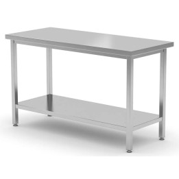 Stół roboczy 1800x700x850 mm centralny Kitchen Line, z półką skręcany | 810743 HENDI