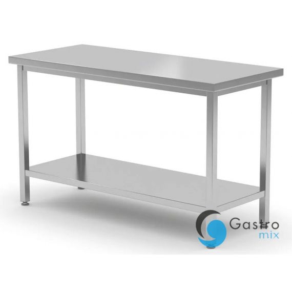 Stół roboczy 1800x700x850 mm centralny Kitchen Line, z półką skręcany | 810743 HENDI 