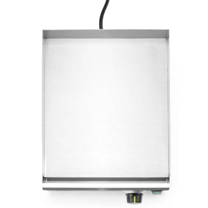 Płyta grillowa, Kitchen Line, gładka, 220-240V/2000W, 326x445x(H)225mm| 154922 HENDI