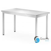 Stół centralny 1200x600x(H)850mm bez półki – skręcany, głębokość 600 mm, HENDI, Kitchen Line| 811283 hendi