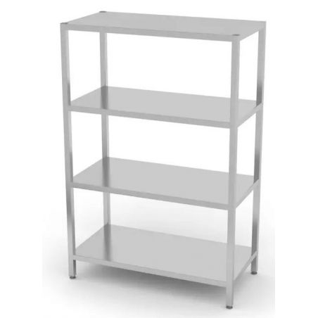 Regał magazynowy 1000x500x(H)1800mm z 4 półkami pełnymi – skręcany| 812532 hendi 