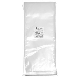 Worki moletowane  150x400mm 100 szt.,  do pakowarek próżniowych, do przechowywania żywności | 297421 hendi