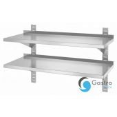 Półka wisząca 1000x400x600 mm przestawna, podwójna z 2 konsolami| 816592 hendi