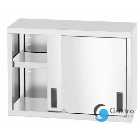 Szafka wisząca 800x300x(H)600mm – spawana, z drzwiami suwanymi| 814154 hendi 