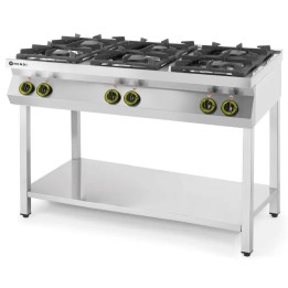 KUCHNIA GAZOWA 6-PALNIKOWA KITCHEN LINE NA PODSTAWIE OTWARTEJ