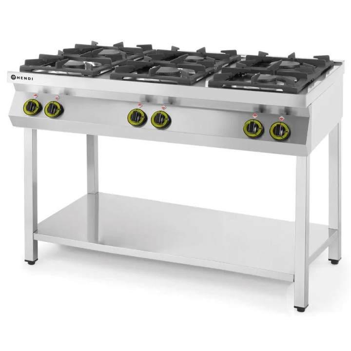 KUCHNIA GAZOWA 6-PALNIKOWA KITCHEN LINE NA PODSTAWIE OTWARTEJ