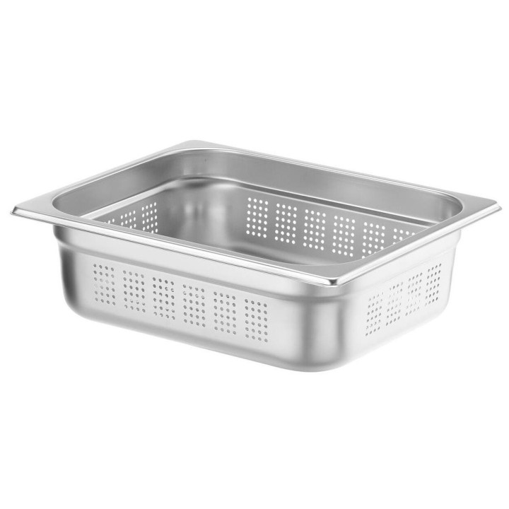 Pojemnik GN 1/2 - perforowany - 530x325 mm  wysokość100 mm