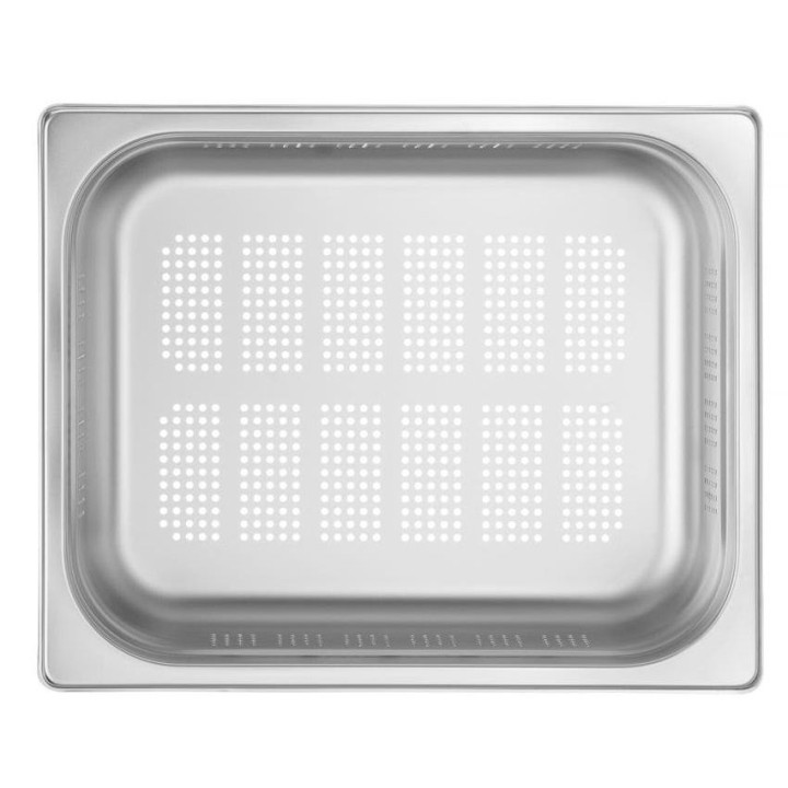 Pojemnik GN 1/2 - perforowany - 530x325 mm  wysokość100 mm