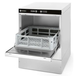 Zmywarka do szkła 40x40, manualna, z dozownikiem detergentu | 233009 HENDI