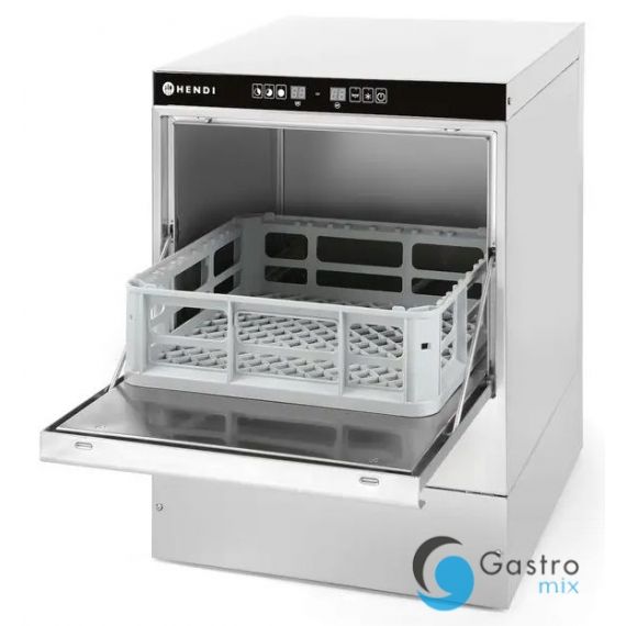 Zmywarka do szkła 40x40, manualna, z dozownikiem detergentu | 233009 HENDI 