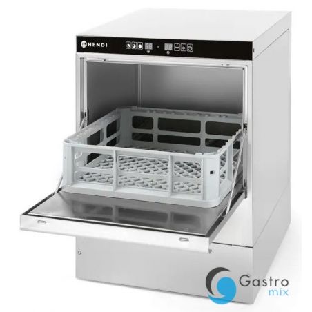 Zmywarka do szkła 40x40, manualna, z dozownikiem detergentu | 233009 HENDI 