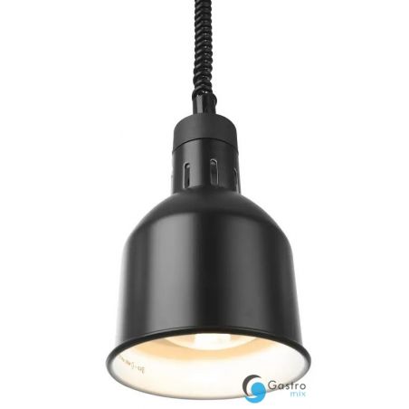 Lampa do podgrzewania potraw wisząca, cylindryczna, czarny | 273852 HENDI 