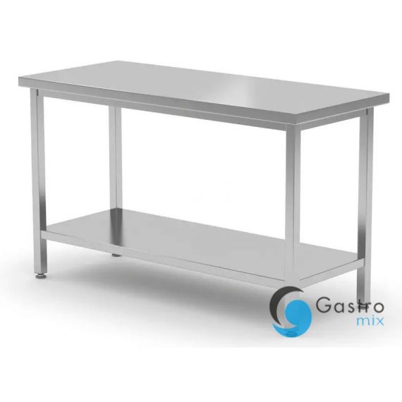 Stół centralny 1000x700x(H)850mm z półką – skręcany| 810705 HENDI 