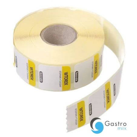 Etykiety -wtorek Food Safety, wielorazowe | 850084 HENDI 