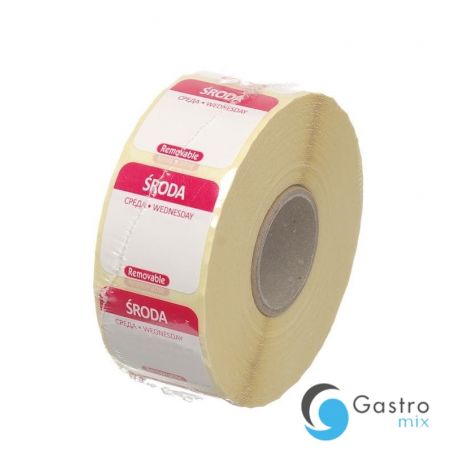 Etykiety -środa Food Safety, wielorazowe | 850091 HENDI 