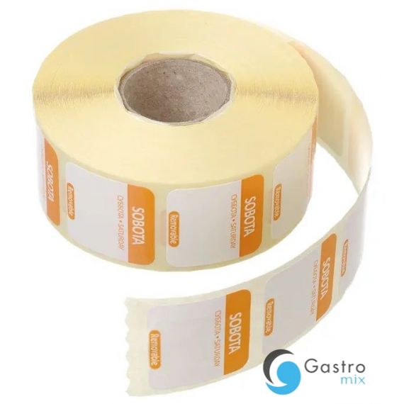 Etykiety -sobota Food Safety, wielorazowe  | 850121 HENDI 