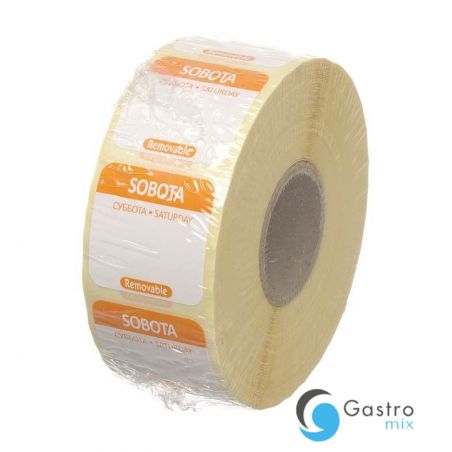 Etykiety -sobota Food Safety, wielorazowe  | 850121 HENDI 