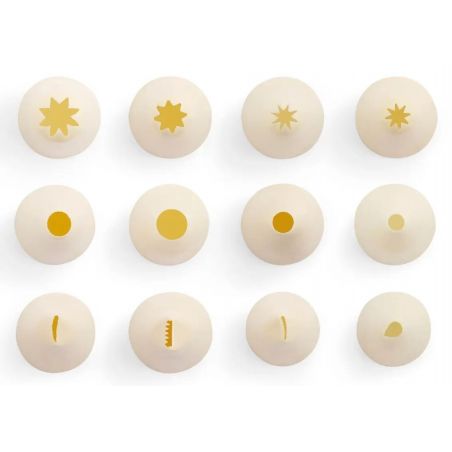 Końcówki do rękawów różne-zestaw 12 szt. | 551400 HENDI 