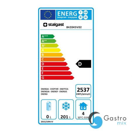 stół mroźniczy 2 drzwiowy, agregat na dole | 842045 stalgast 
